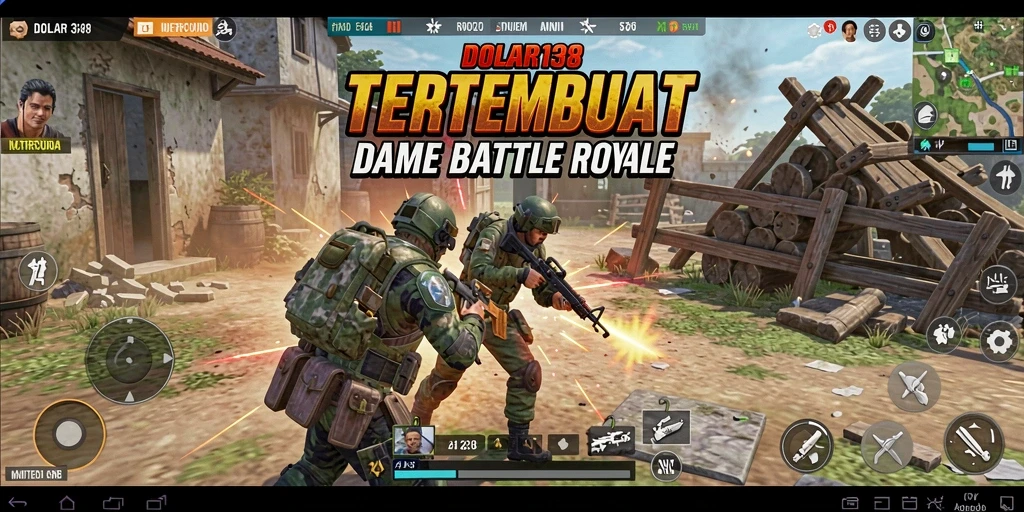 Gameplay intens dan mendebarkan di DOLAR138 Battle Royale.