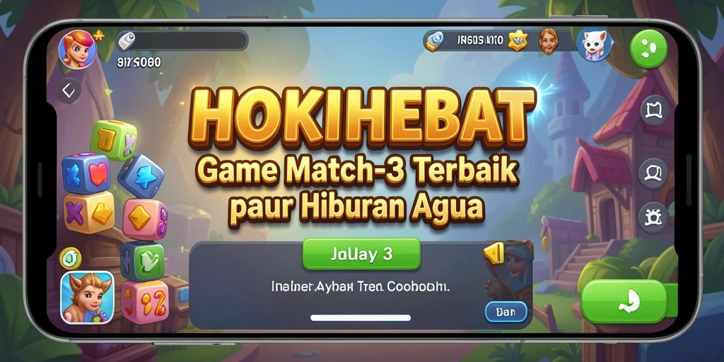 Tampilan gameplay HOKIHEBAT yang menarik dan penuh warna.