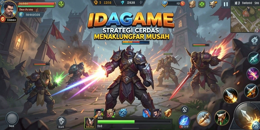 Tampilan gameplay menantang di IDAGAME yang memperlihatkan strategi yang cerdas.