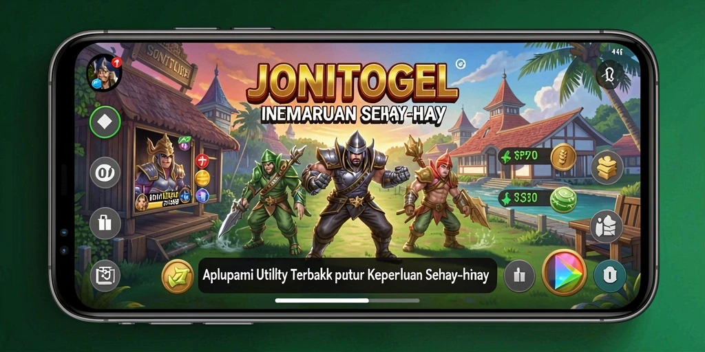 Tampilan antarmuka JONITOGEL yang user-friendly dan intuitif.