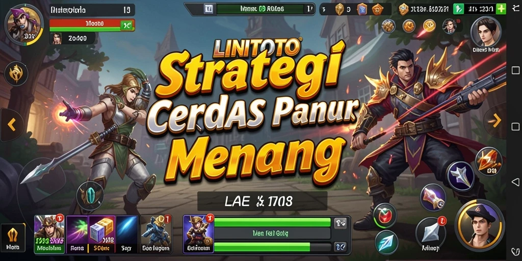 Tampilan gameplay menarik dalam LINITOTO dengan elemen strategi.