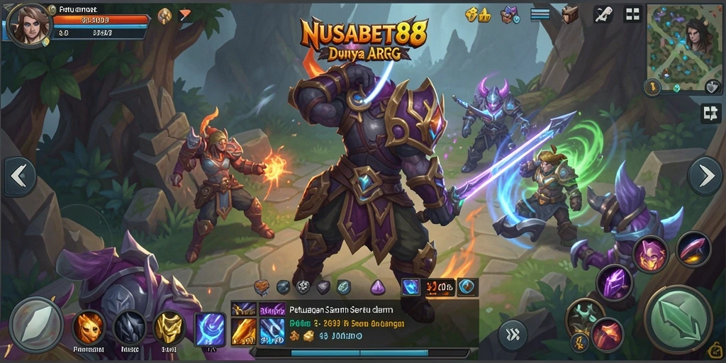 Tampilan gameplay menakjubkan dari NUSABET88 dengan aksi ARPG yang mendebarkan.