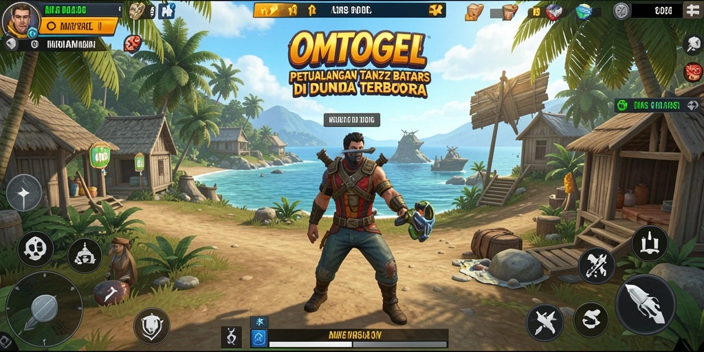 Tampilan gameplay dari OMTOGEL yang menakjubkan dalam dunia terbuka.