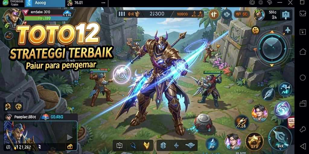 Tampilan gameplay TOTO12 menampilkan strategi dan taktik yang mendebarkan.
