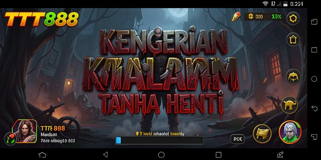 Tangkapan layar menampilkan gameplay yang mencekam dari TTT888.