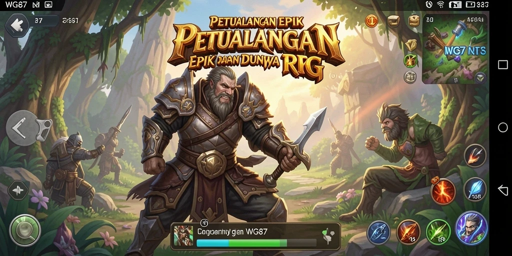 Tampilan gameplay WG87 yang menarik dan penuh aksi RPG.