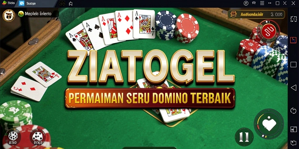 Tampilan gameplay ZIATOGEL yang seru dan interaktif.