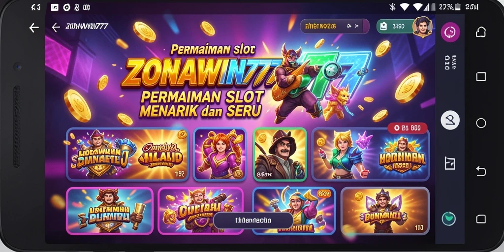 Tampilan menarik dari gameplay Slot ZONAWIN777.